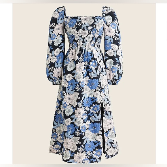 ▪️NWT J. Crew Linen daydream dress in zinnia floral - Picture 1 of 6